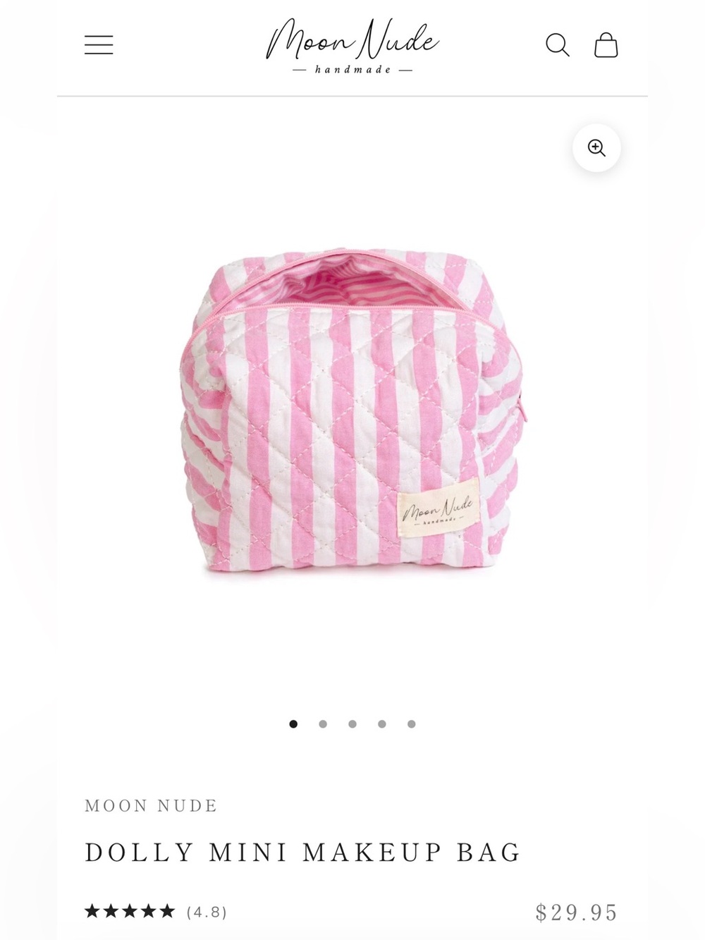 Moon Nude Dolly Mini Makeup Bag